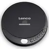 Image de Lenco Lecteur CD CD-200 Discman avec écran LCD - Batterie et fonction CA - Fonction livre audio - Comprend casque stéréo, câble de charge USB H Noir, Antichoc en occasion ou reconditionné
