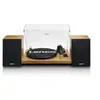 Image de LS-500OK - Platine avec amplificateur intégré, Bluetooth et deux enceintes externes - Bois