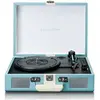 Image de TT-110BUWH - Platine vinyle Bluetooth avec haut-parleurs intégrés - Bleu Blanc
