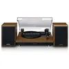 Image de Lenco LS-100 Hi-FI Platine Vinyle avec Bluetooth 5.0 - Tourne Disque avec Haut-Parleur Externe 2 x 10 W RMS - Transmission par Courroie - Arrêt Automatique - Bois en occasion ou reconditionné