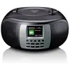 Image de Lenco SCD-860BK - Radio portable DAB+/FM avec Bluetooth, lecteur CD et grand écran couleur LCD - Noir
