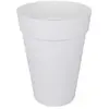 Image de Pot De Fleur Plastique Rond Loft Urban Blanc Ø 34 X 45,6 Cm 23 L