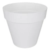 Image de Pot de fleurs rond avec roues Loft Urban - Ø 40 cm - Blanc