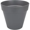 Image de Pot de fleurs rond Loft Urban avec roues Ø 50 x H.44 cm - Anthracite