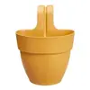 Image de Balconnière en plastique Vibia Campana Easy Hanger Small jaune miel - Ø 24 cm