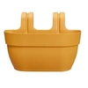 Image de Balconnière en plastique Vibia Campana Easy Hanger Medium jaune miel - 36 x 24 x 26,5 cm