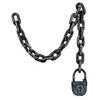 Image de Accessoire de déguisement - collier chaîne avec cadenas prisonnier 123cm gris - boland 00634