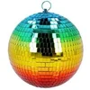 Image de boule disco facettes arc-en-ciel 20cm - 00708