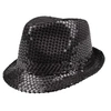 Image de chapeau popstar sequins noir adulte - 01295