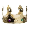 Image de couronne de roi or pierres colorées enfant - 01316