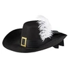 Image de chapeau Musketier André hommes taille unique noir