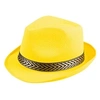 Image de borsalino funky jaune adulte - 01396