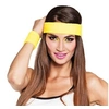 Image de set de 3 bandeaux éponge jaune