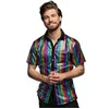 Image de Chemise disco Diamond arc-en-ciel - Homme - XXL