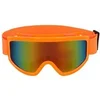 Image de paire de lunettes festives ski orange fluo adulte - 02705