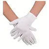 Image de Gants Polyester Adulte Blanc - Blanc - Taille Unique