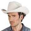 Image de Chapeau Rodeo hommes taille unique blanc