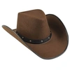 Image de chapeau Wichita unisexe marron taille unique