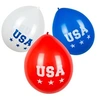 Image de 3 ballons latex usa 25cm tricolore - 44962