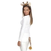 Image de set d'accessoires Girafe dames marron taille unique