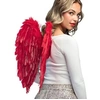 Image de paire d'ailes d'ange pliées 50x50cm rouge - 52822
