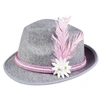 Image de chapeau Oktoberfest taille unique gris / rose