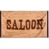 Image de drapeau Saloon 90 x 150 cm polyester marron