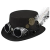 Image de chapeau steampunk noir taille unique