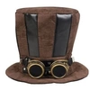 Image de chapeau steampunk taille unique marron