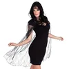 Image de Boland 71000 Cape en Toile d'araignée, Longueur Environ 150 cm, Accessoire pour Costume de Carnaval, Costume d'araignée pour Halloween ou Carnaval en occasion ou reconditionné