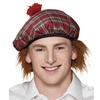 Image de bêret ecossais rouge avec cheveux - 81223