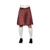 Image de kilt jupe écossaise tartan rouge 60cm homme - boland 81224
