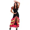 Image de Boland - Costume adulte danseuse de rumba, robe longue pour femme, espagnole, carnaval, fête à thème, EM, WM en occasion ou reconditionné