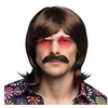 Image de perruque gary avec moustache - 85722