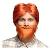 Image de perruque leprechaun dude orange adulte - 85736