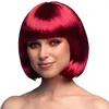 Image de Boland - Perruque cabaret, mi-longue, bob avec franges, cheveux synthétiques, coiffure, fête à thème, carnaval, soirée déguisée, costume en occasion ou reconditionné