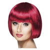 Image de perruque Cabaret dames rouge foncé