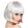 Image de perruque coupe cheveux carré frange blanc femme - 85887