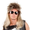 Image de perruque rockeur cheveux longs blond homme - 86060
