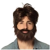 Image de perruque dude avec barbe et moustache - 86312