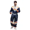 Image de Boland - Combinaison de ski pour hommes, déguisement pour une fête à thème, Halloween ou le carnaval, déguisement des années 80 en occasion ou reconditionné