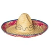 Image de sombrero chapeau paille salvatore 52cm adulte - 95424
