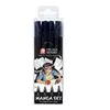Image de Etui de 4 feutres Manga Pigma Sensei Noir