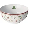 Image de Bol en Porcelaine Fine - Ornements de Noël