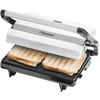 Image de Bestron Machine a panini avec bac de récupération, Appareil panini avec poignée Cool-Touch, Paninimaker avec revêtement antiadhésif, 700 Watt, APM123W, Couleur: Blanc en occasion ou reconditionné