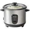 Image de Bestron Grand cuiseur à riz avec panier vapeur et fonction maintien au chaud, 1 L, 400 W, Acier inoxydable, Argenté en occasion ou reconditionné