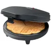 Image de Bestron Gaufrier pour gaufres classiques en forme de coeur, Gaufrier avec revêtement anti-adhésif pour gaufres en forme de coeur, Black Label Collection, 700 Watts, Couleur: Noir mat en occasion ou reconditionné