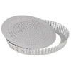 Image de moule a tarte perforé antiadhésif en acier revetu - 24 cm 03572