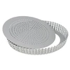 Image de moule a tarte perforé antiadhésif en acier revetu - 28 cm 03573