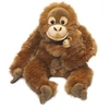 Image de Peluche maman orang outang 25 cm avec bébé